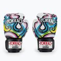 Men's boxing gloves YOKKAO Flames white 2