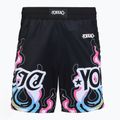 Men's training shorts YOKKAO Flames Workout black