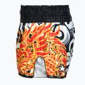 Men's training shorts YOKKAO Dragon Muay Thai black/white 3