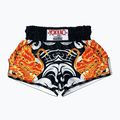 Men's training shorts YOKKAO Dragon Muay Thai black/white 5