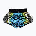 Men's training shorts YOKKAO Dragon Muay Thai pink/blue 6