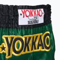 Men's training shorts YOKKAO Original Muay Thai green 4