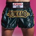 Men's training shorts YOKKAO Original Muay Thai green 7