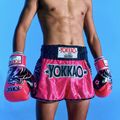 Men's training shorts YOKKAO Original Muay Thai magenta 8