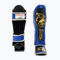 Shin and foot guards YOKKAO Original electric blue 4