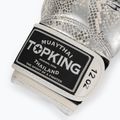 Top King Muay Thai Super Star Snake white boxing gloves TKBGSS-02A-WH 4