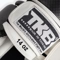 Top King Muay Thai Empower Air white and silver boxing gloves TKBGEM-02A-WH 5