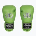 Top King Muay Thai Ultimate green boxing gloves