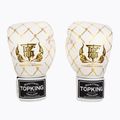 Top King Boxing Chain white/gold boxing gloves