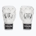 Top King Boxing Chain white/silver boxing gloves