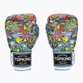 Top King Boxing Culture white/blue boxing gloves