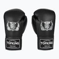 Top King Boxing Competition Gloves black