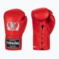 Top King Boxing Gloves Competition red