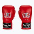 Top King Muay Thai Pro red boxing gloves