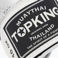 Top King Muay Thai Power Snake white/silver boxing gloves 5
