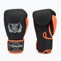 Top King Reborn Boxing Gloves Semi Leather white/orange 3