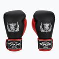 Top King Reborn Boxing Gloves Semi Leather black/red