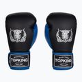 Top King Reborn Boxing Gloves Semi Leather black/blue