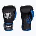 Top King Reborn Boxing Gloves Semi Leather black/blue 3