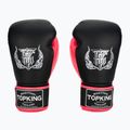 Top King Reborn Boxing Gloves Semi Leather black/pink