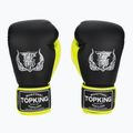 Top King Reborn Boxing Gloves Semi Leather black/yellow