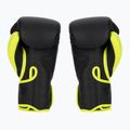 Top King Reborn Boxing Gloves Semi Leather black/yellow 2