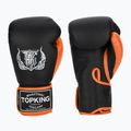 Top King Reborn Boxing Gloves Semi Leather black/orange