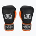 Top King Reborn Boxing Gloves Semi Leather black/orange