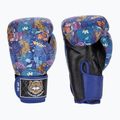 Top King Boxing Wild Tiger black/blue boxing gloves