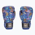 Top King Boxing Wild Tiger black/blue boxing gloves