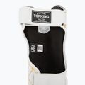 Top King Chain Semi Leather white/gold tibia and foot protectors 6