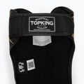Top King Chain Semi Leather black/gold tibia and foot protectors 4