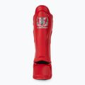 Top King Pro Semi Leather red tibia and foot protectors 3
