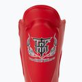 Top King Pro Semi Leather red tibia and foot protectors 5