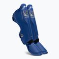 Top King Pro Semi Leather blue tibia and foot protectors