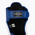 Top King Pro Semi Leather blue tibia and foot protectors 4