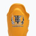 Top King Pro Semi Leather yellow tibia and foot protectors 3