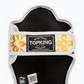 Top King Kanok white tibia and foot protectors 6