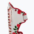 Top King Rose white tibia and foot protectors 3