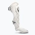 Top King Chain white/silver tibia and foot protectors 2
