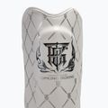 Top King Chain white/silver tibia and foot protectors 3