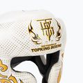 Top King Kanok white boxing helmet 4