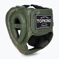 Top King Kanok khaki boxing helmet 3