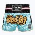 Top King Kickboxing training shorts light blue