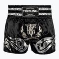 Top King Kickboxing training shorts black/silver