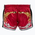 Top King Retro Muaythai training shorts maroon/gold 2