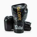 Fairtex Glory Kickboxing Competition Training Boxing Gloves black/silver 4