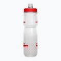 Bicycle bottle CamelBak Podium Chill 710 ml fiery red/white 2