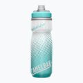 CamelBak Podium Chill 620 ml grey/ teal stripe bicycle bottle 3