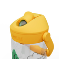 Travel bottle CamelBak Thrive Flip Straw Kids 400 ml tractors and trees 4